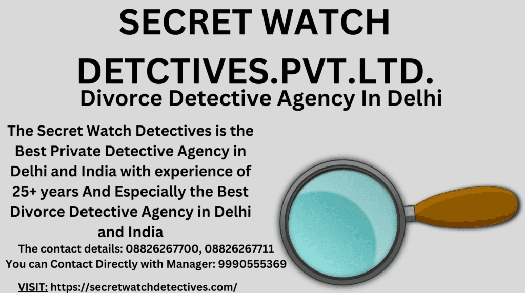Divorce Detective Agency In Delhi