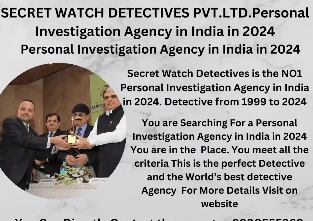 Personal Investigation Agency in India