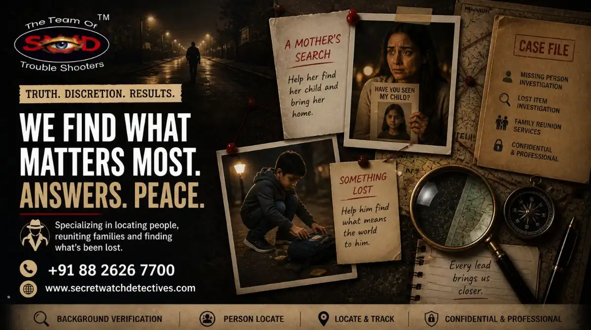 Missing People Detective in Delhi