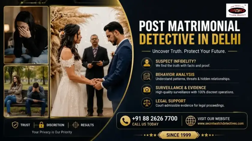 Post Matrimonial Detective in Delhi