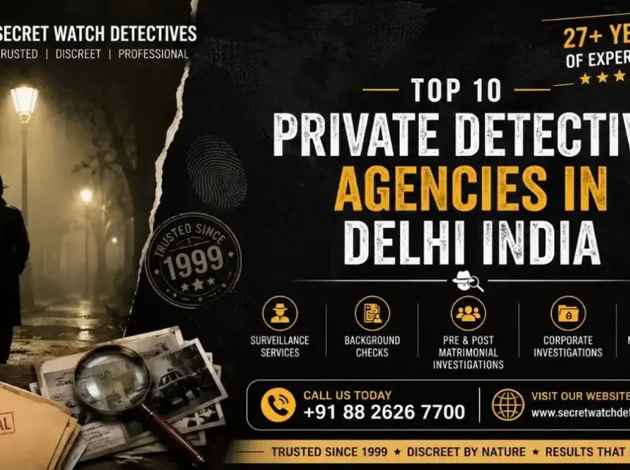 Top 10 Private Detective Agencies in Delhi India