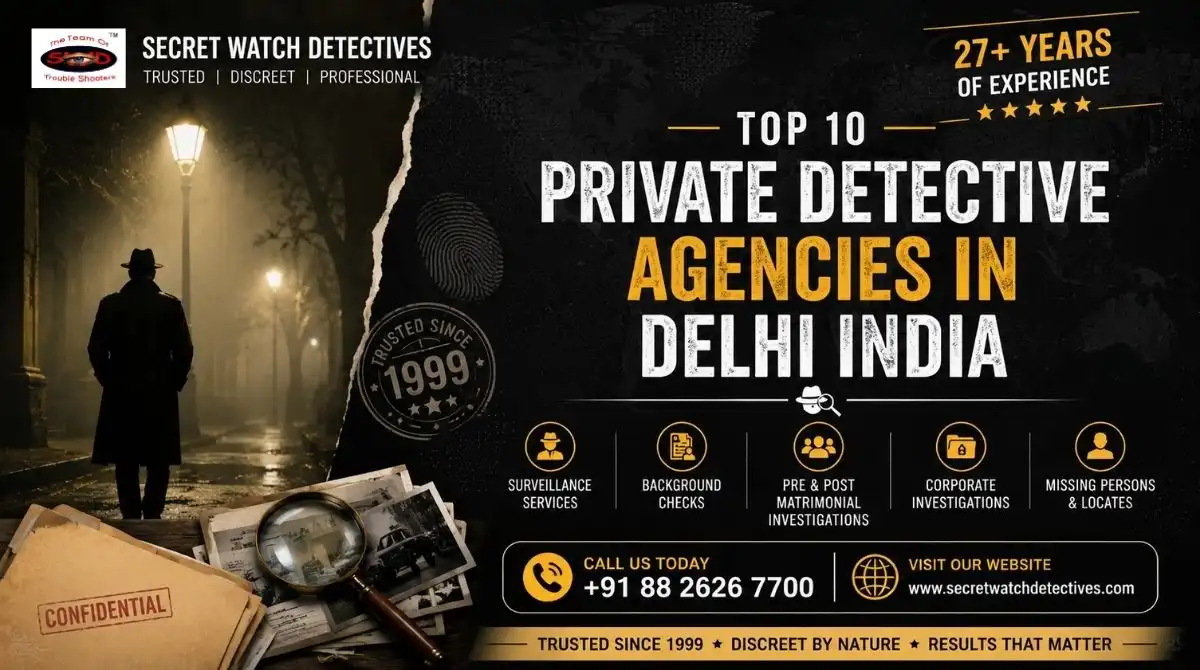 Top 10 Private Detective Agencies in Delhi India