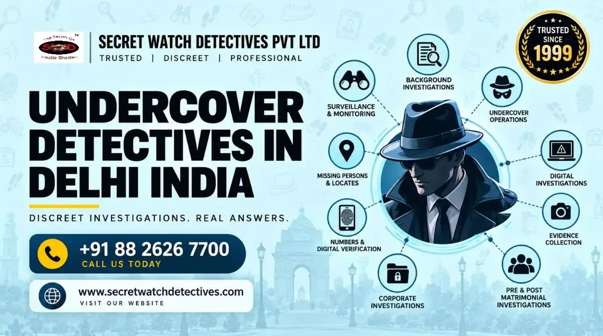 undercover detectives in delhi india